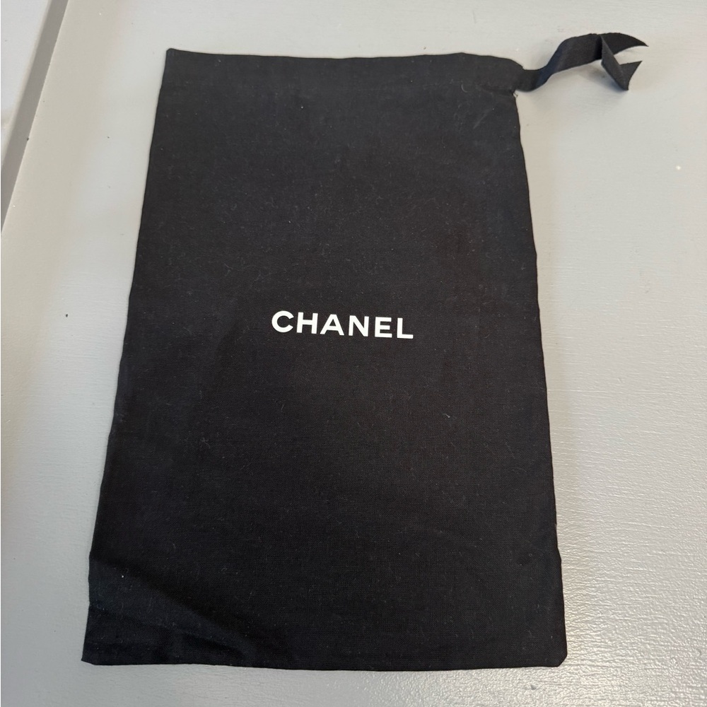 Chanel 2 Black Dust Shoe Bags